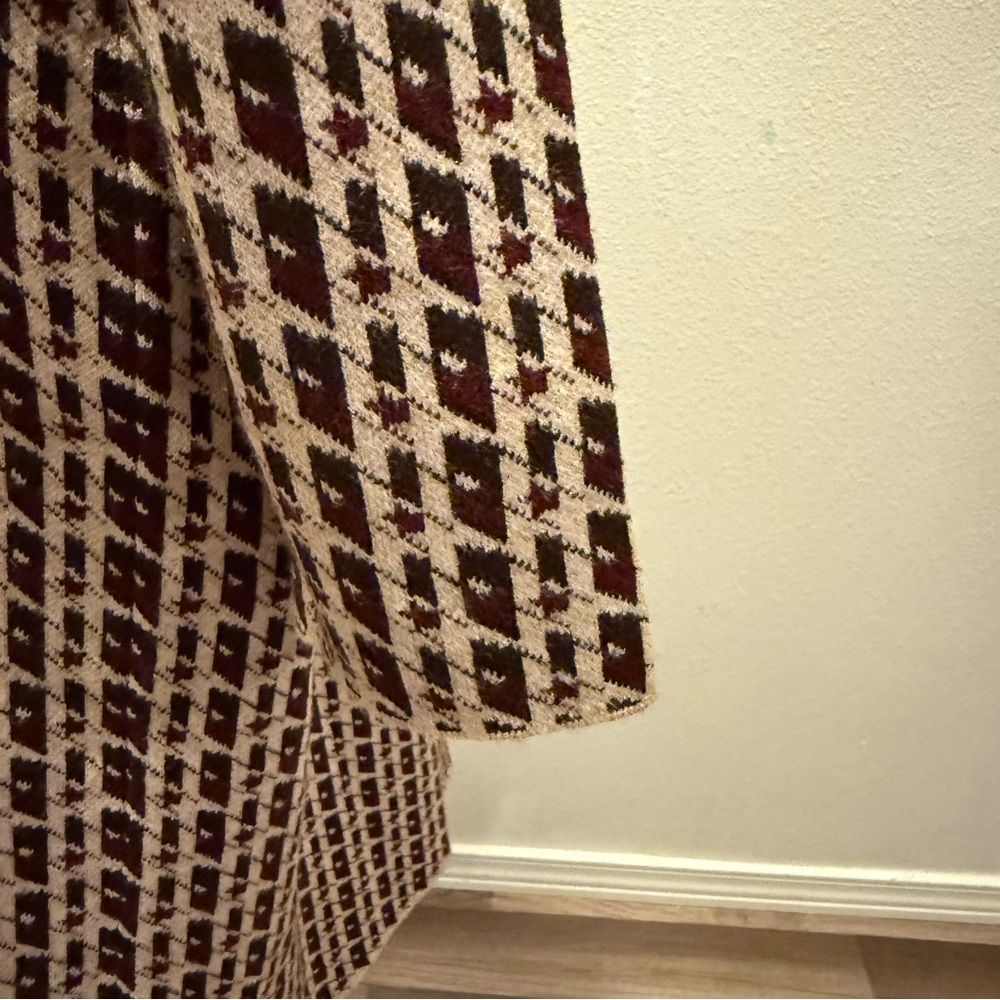 Venini Brown and Black Checkered Cardigan - Picture 5 of 16